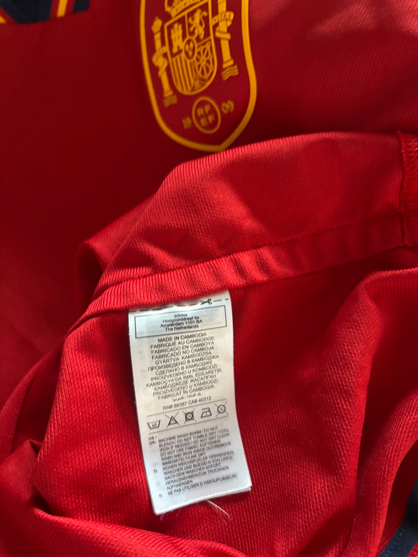 Spain Home Shirt 2022 (XXL)