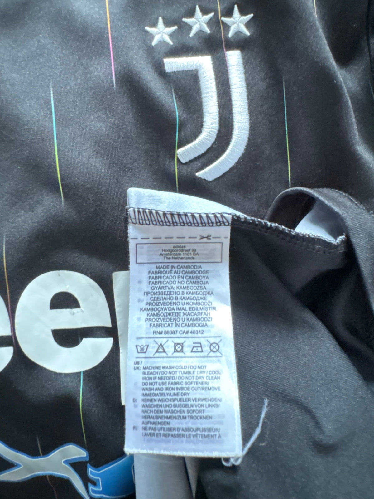 Maillot Extérieur Authentique Juventus 2021/22 (L)