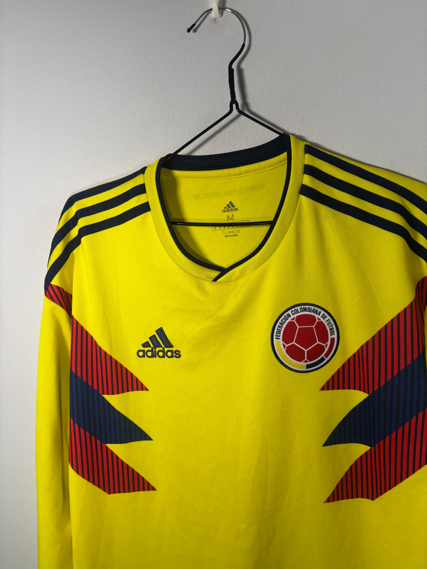 Colombia Home Shirt 2018 Long Sleeve (M)
