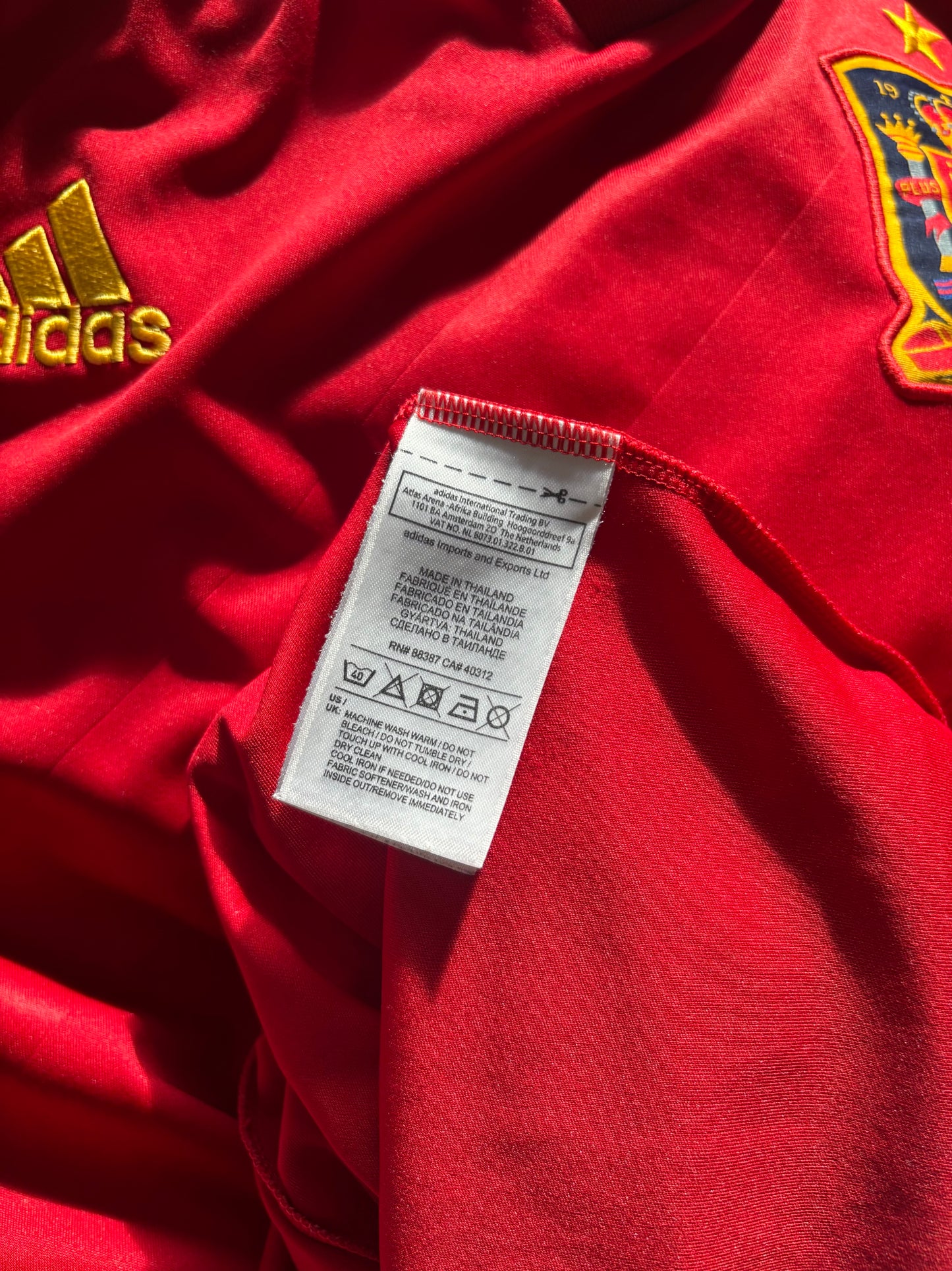 Spain Home Shirt 2012 (L)
