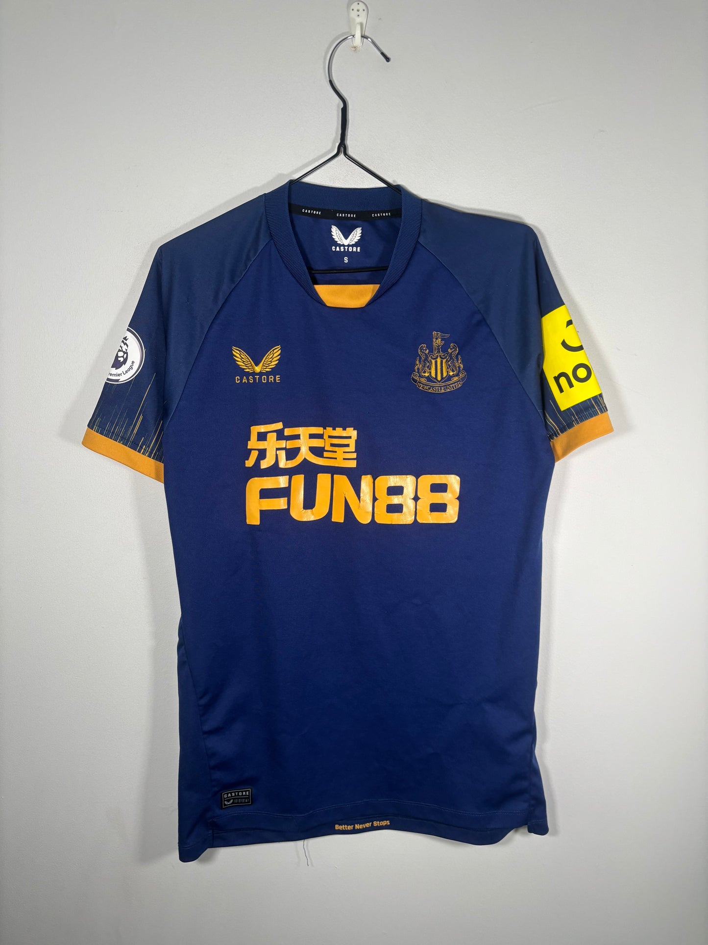 Newcastle United Away Shirt 2022/23 Bruno Guimares (S)