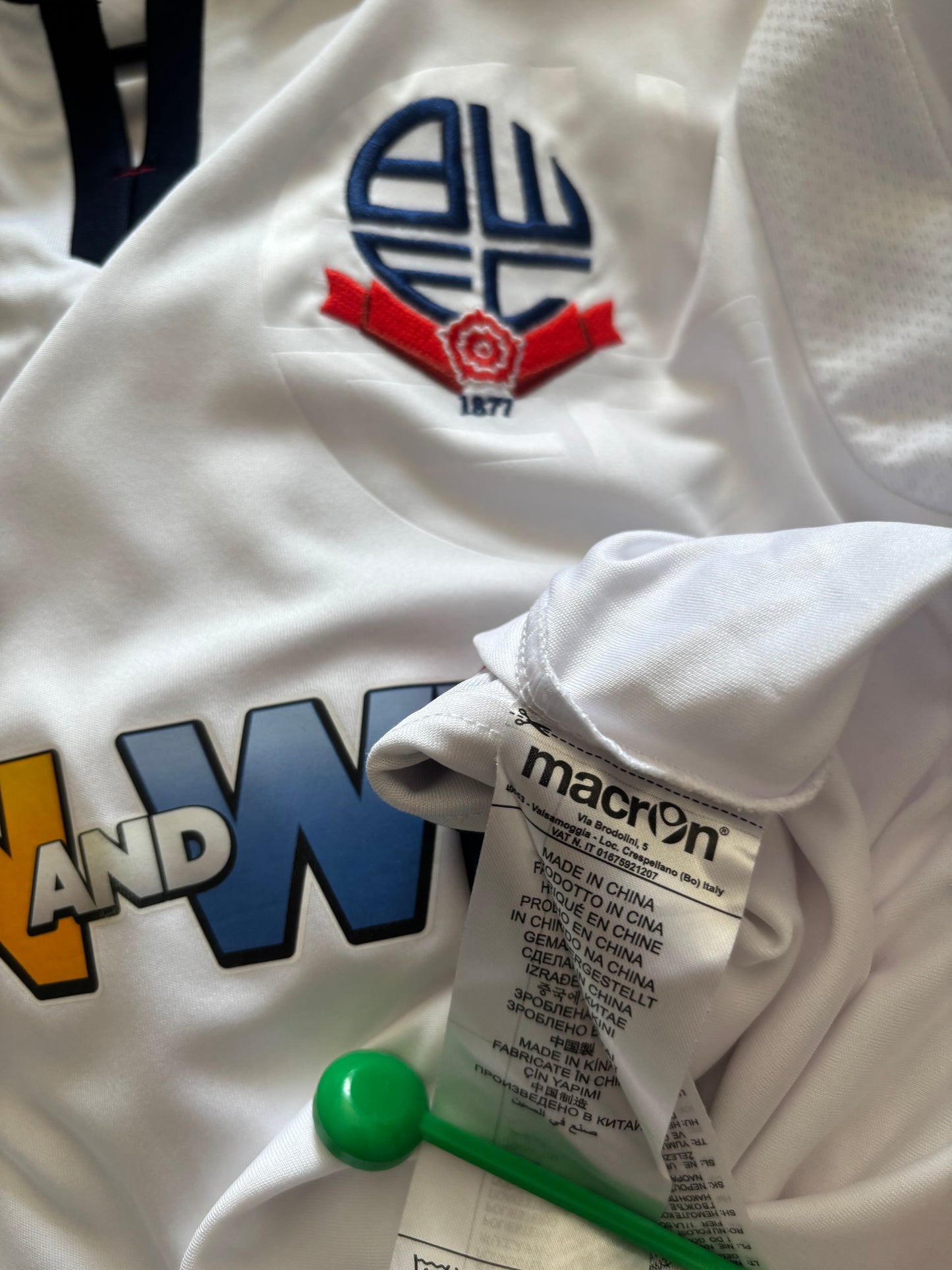 Bolton Wanderers Home Shirt 2016/17 (S)
