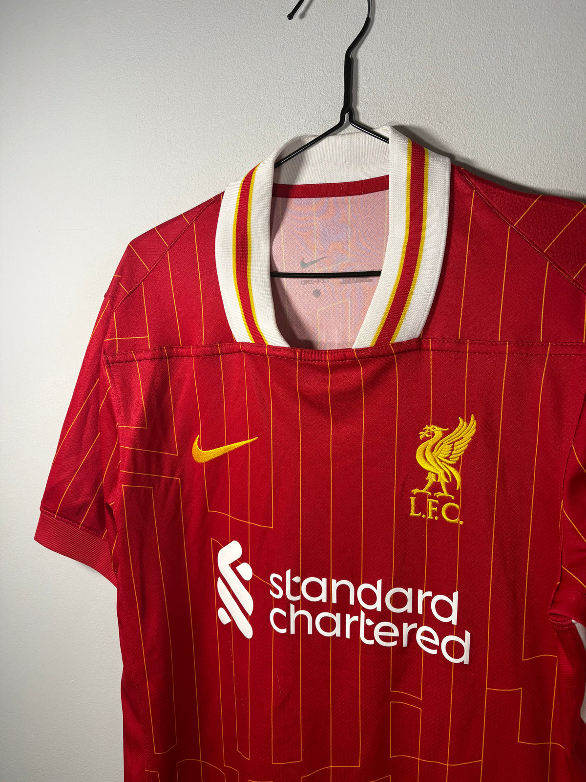 Liverpool Authentic Home Shirt 2024/25 Luis Diaz (M)