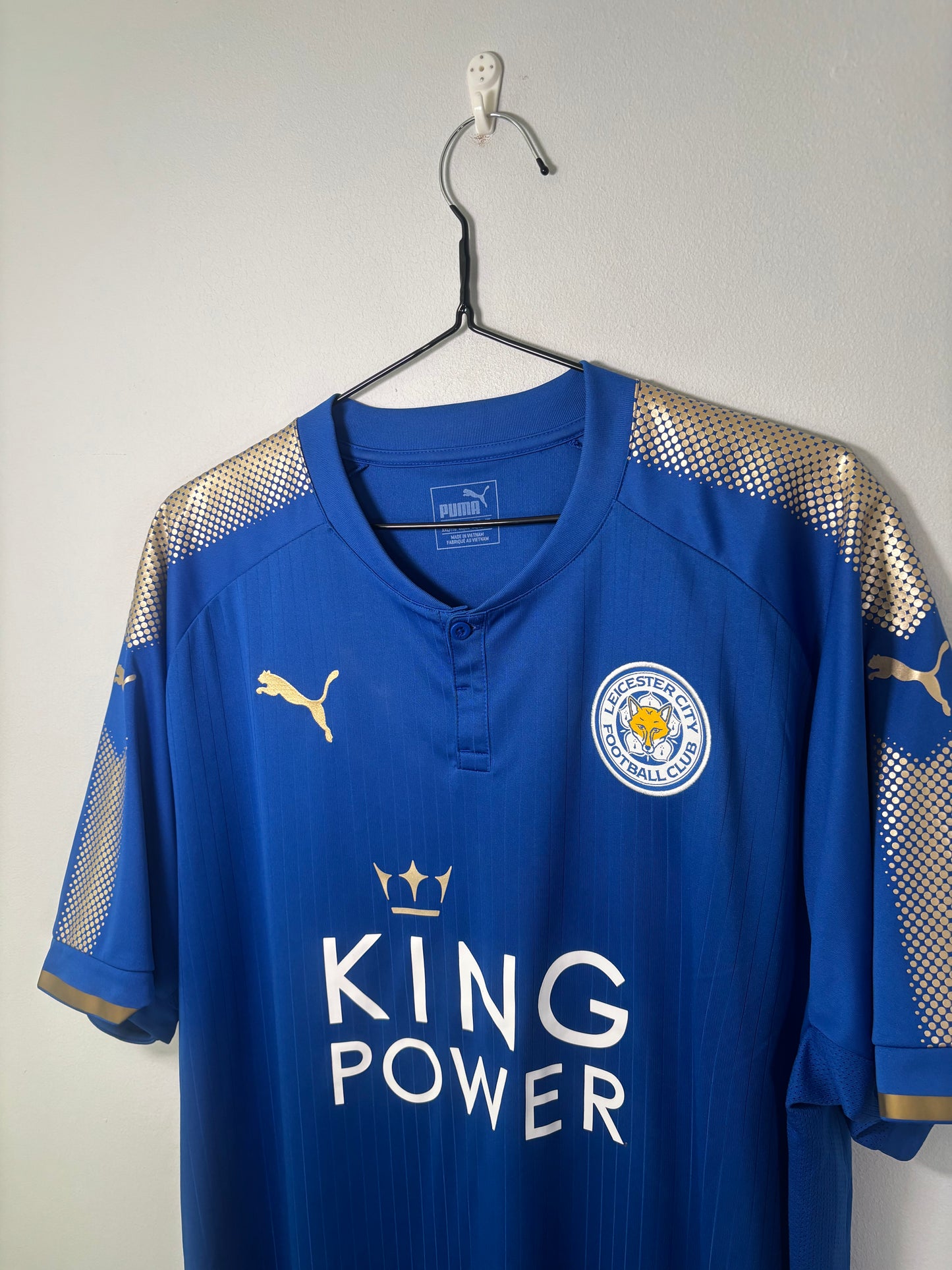 Leicester City Home Shirt 2017/18 (XXL)