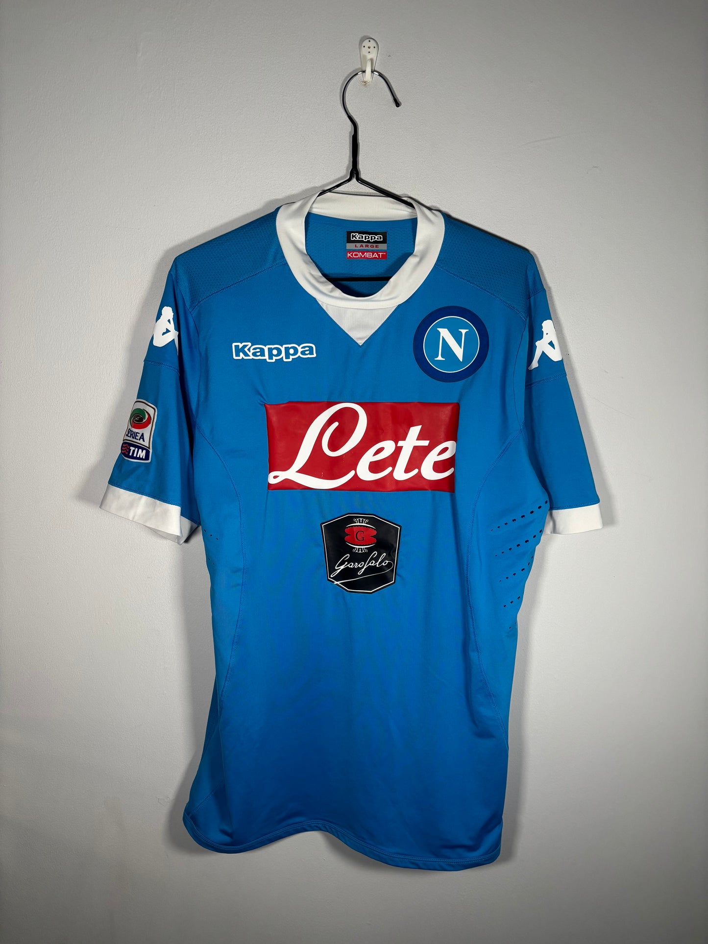 Napoli Home Shirt 2015/16 Player Issue Insigne (L)