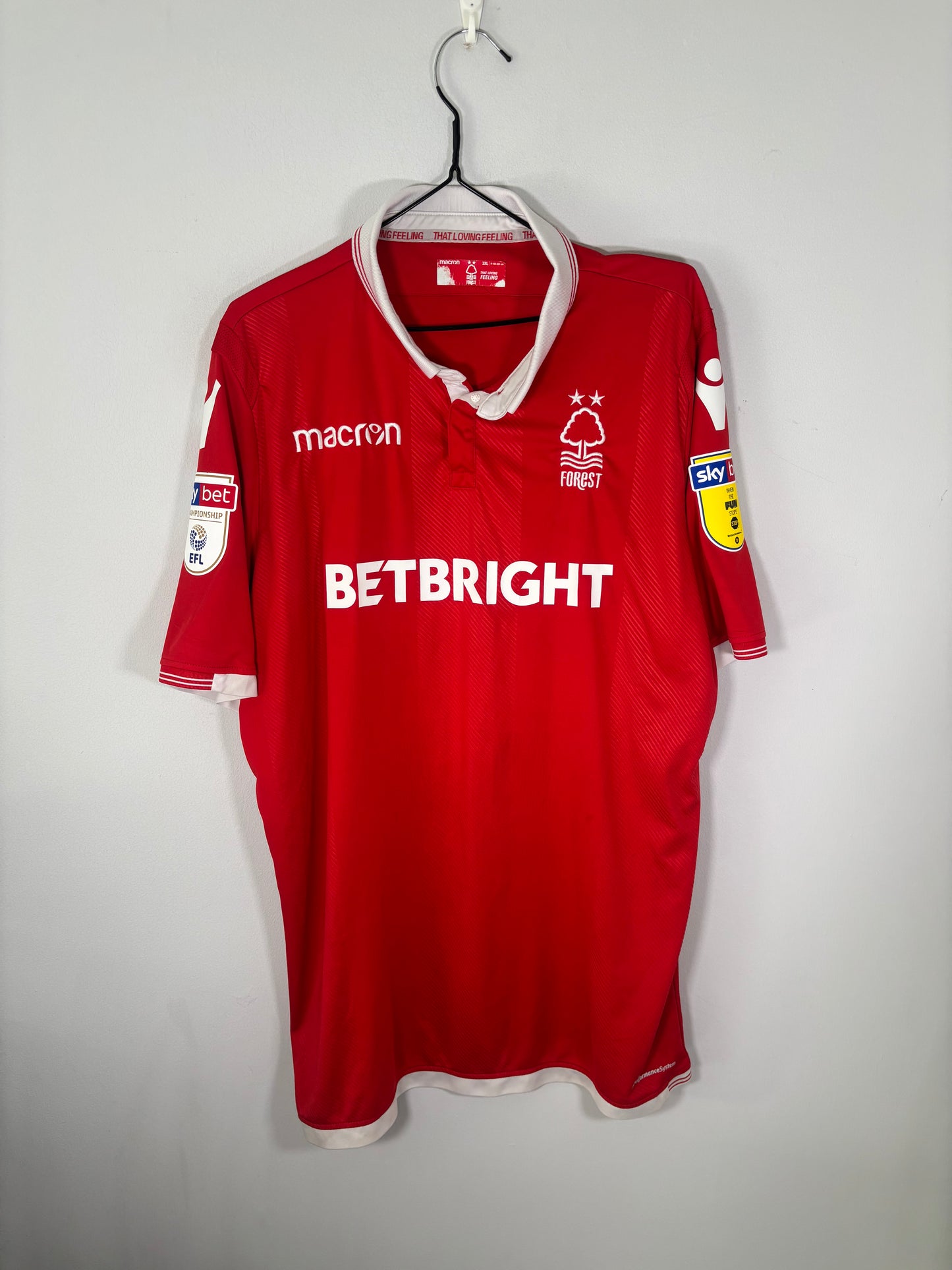 Nottingham Forest Home Shirt 2018/19 Lolley (3XL)