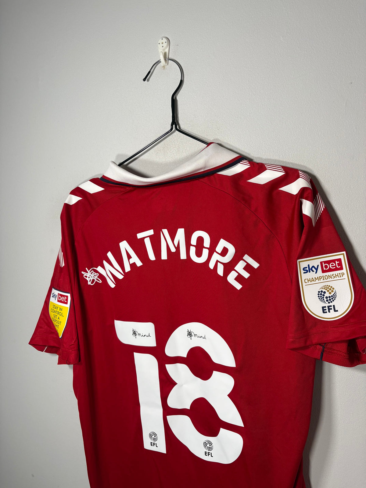 Middlesbrough Authentic Home Shirt 2020/21 Watmore (L)