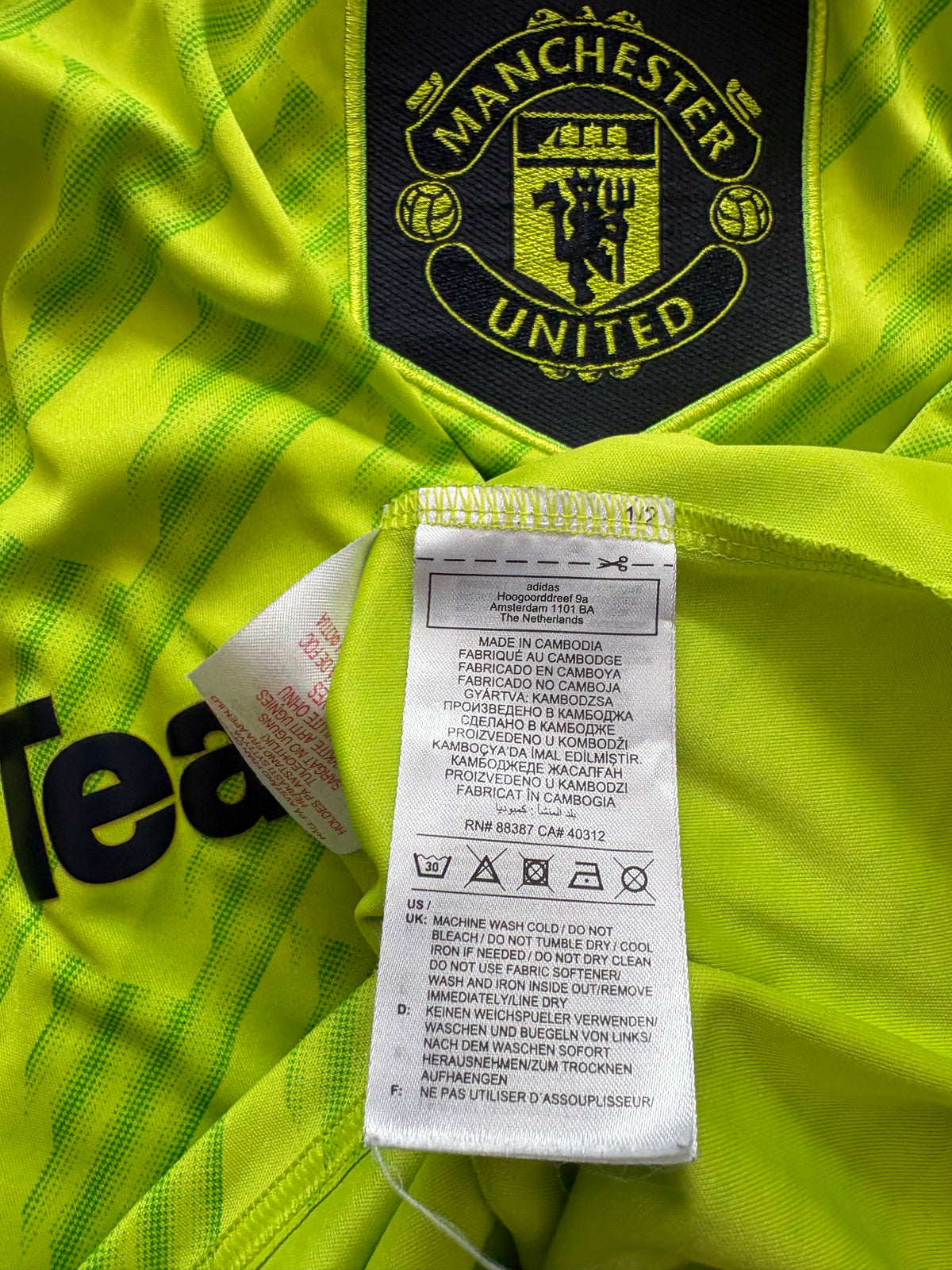 Manchester United Authentic Third Shirt 2022/23 Martinez (LK)