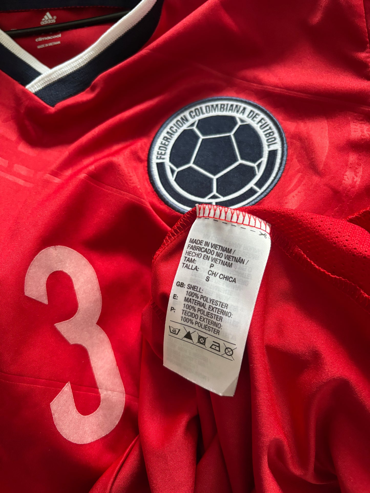 Colombia Away Shirt 2014 Yepes (S)