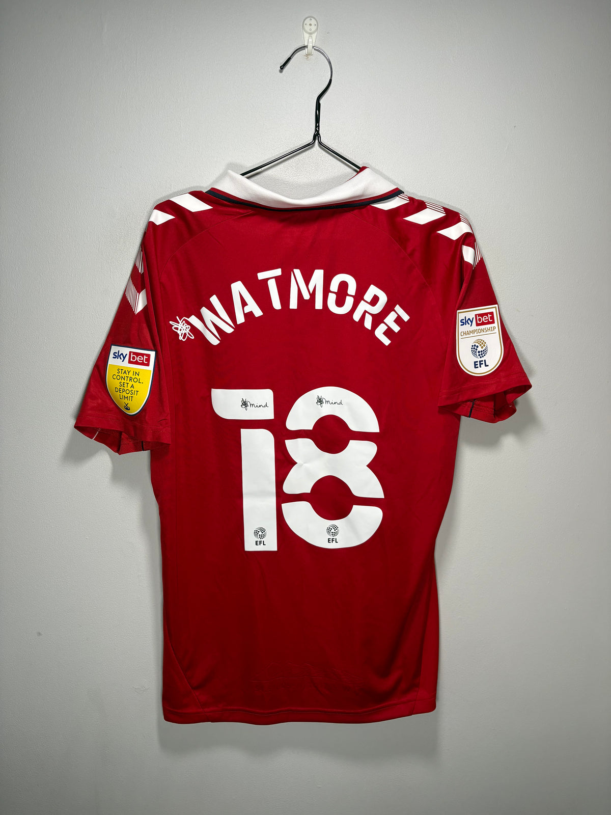 Middlesbrough Authentic Home Shirt 2020/21 Watmore (L)