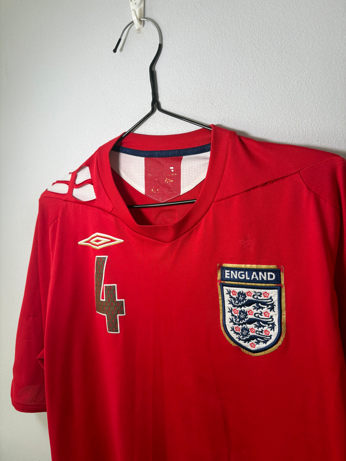 England Away Shirt 2006 Steven Gerrard (M)