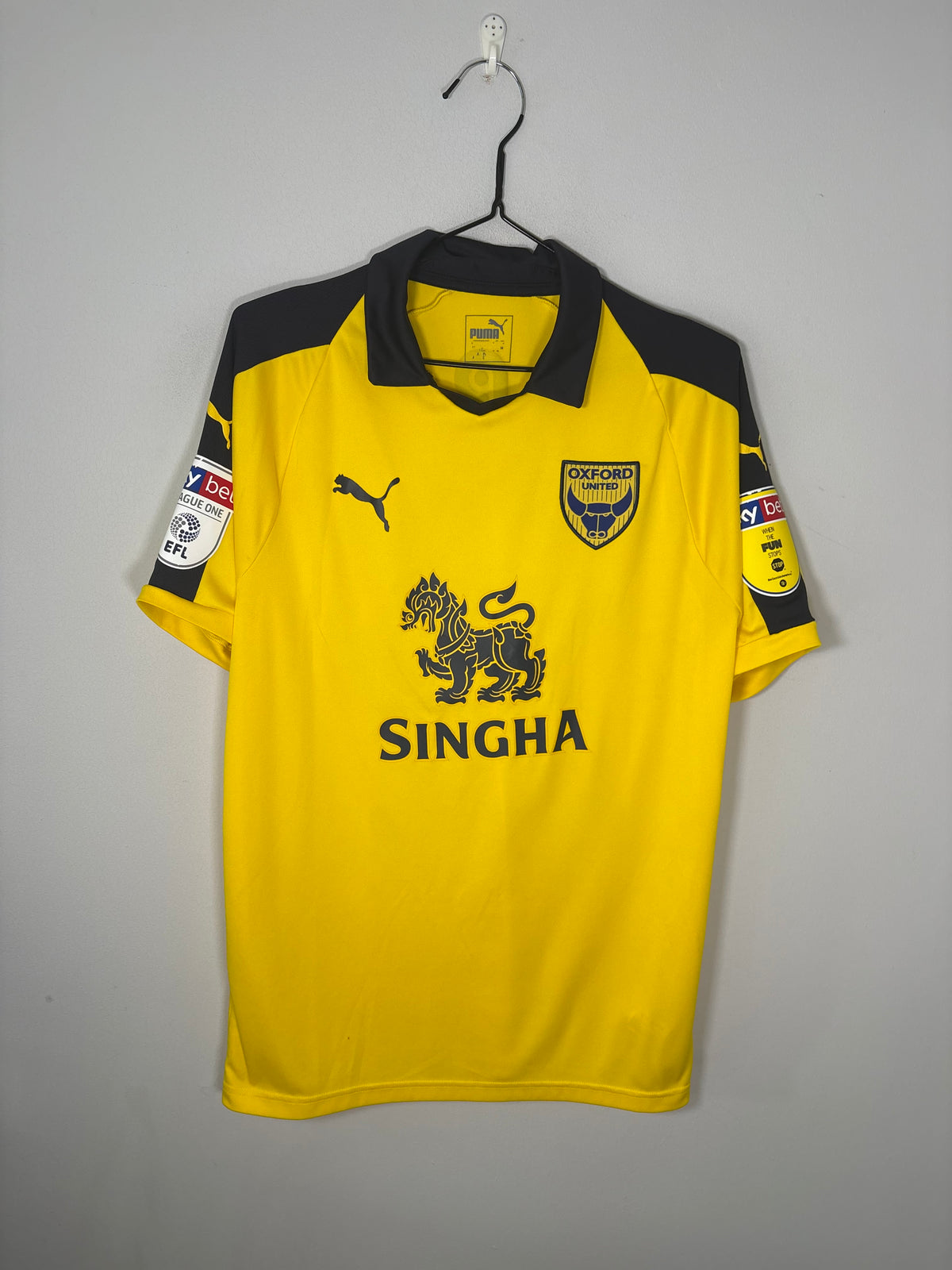 Oxford United Home Shirt 2018/19 Raglan (M)