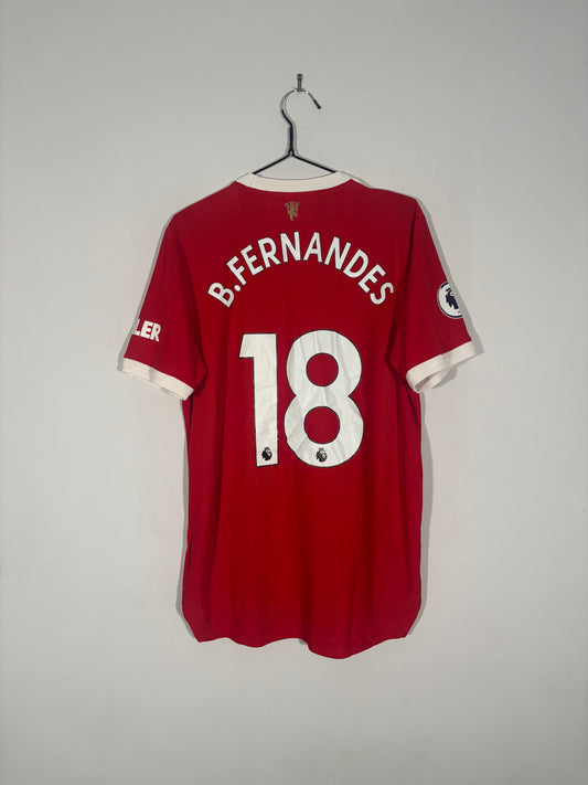 Manchester United Home Shirt 2021/22 Bruno Fernandes (M)