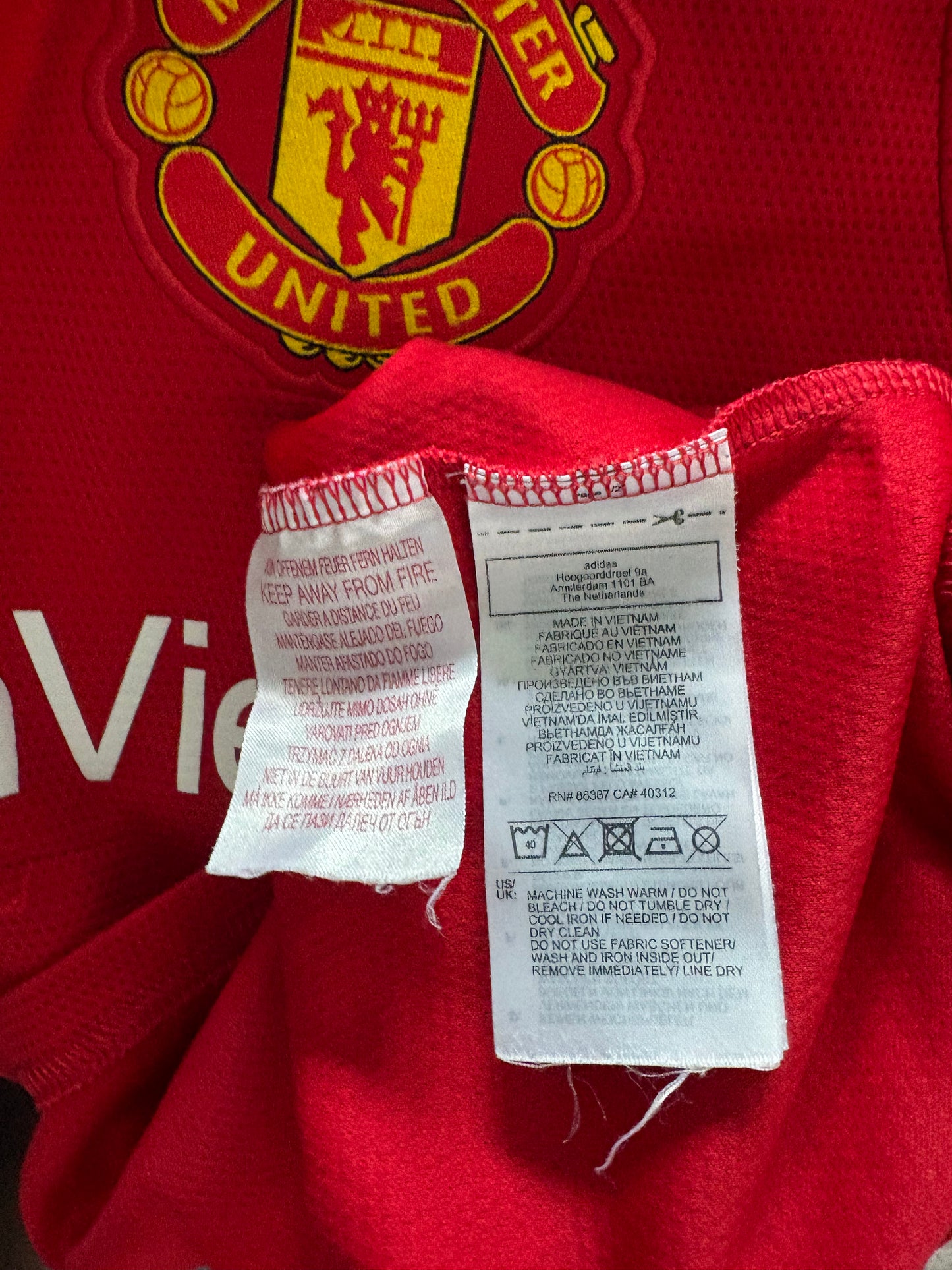 Manchester United Home Shirt 2021/22 Ronaldo (XLK)