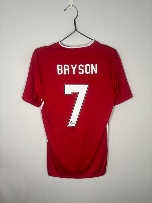 Aberdeen Home Shirt 2019/20 Bryson Signed (S)