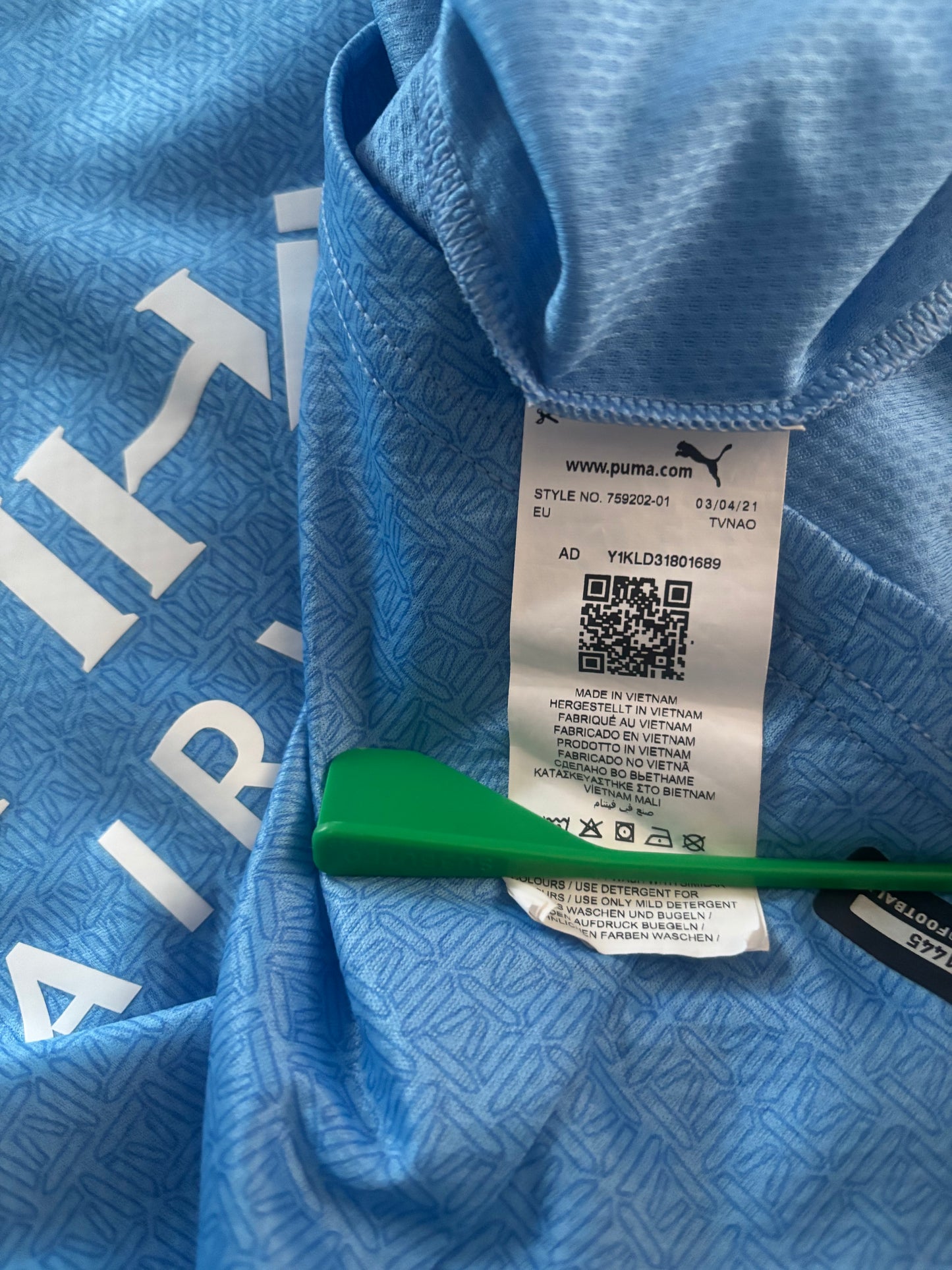 Manchester City Home Shirt 2021/22 Jack Grealish (S)