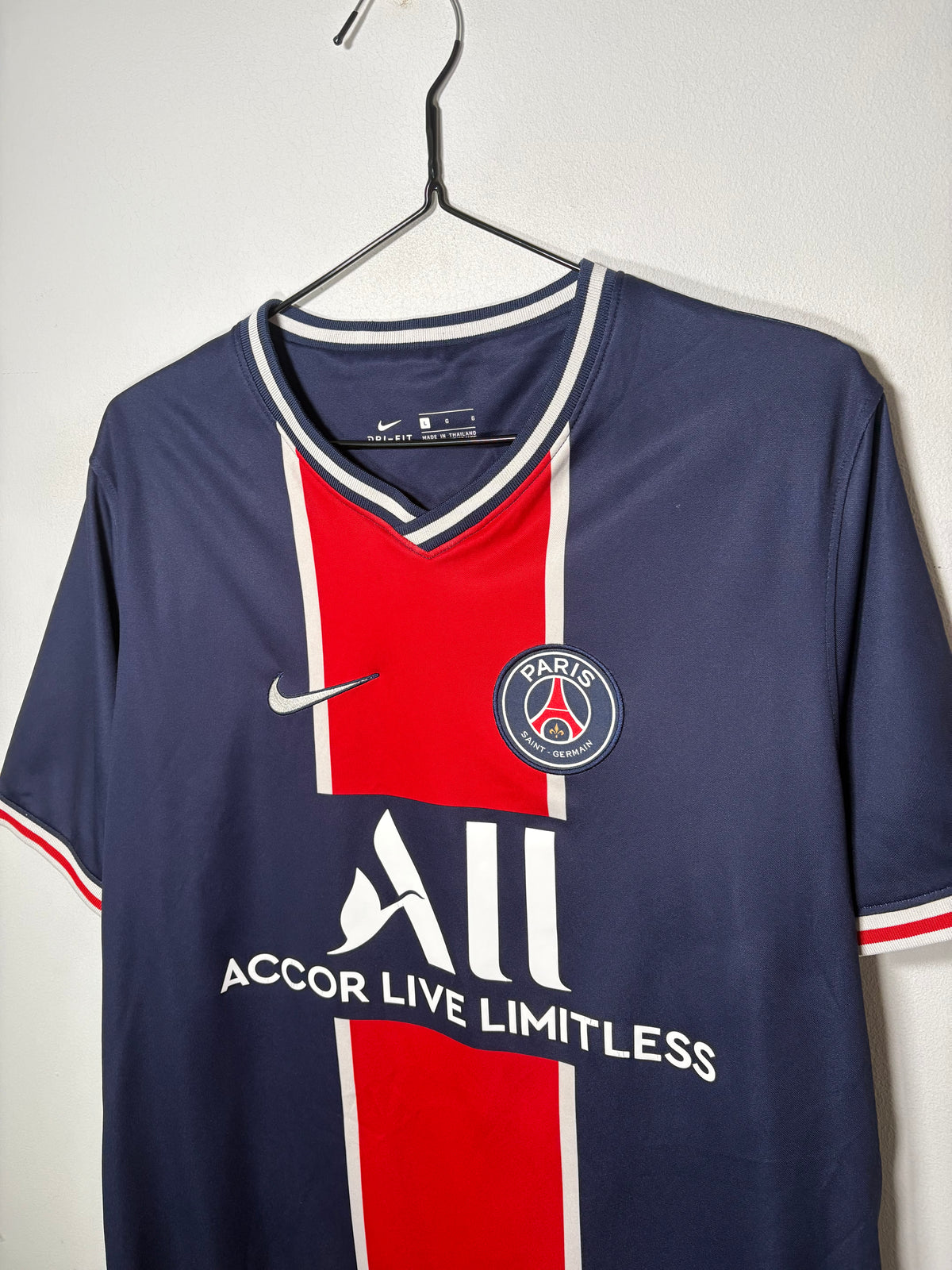 Maillot Domicile Authentique PSG 2020/21 Mbappé (L)
