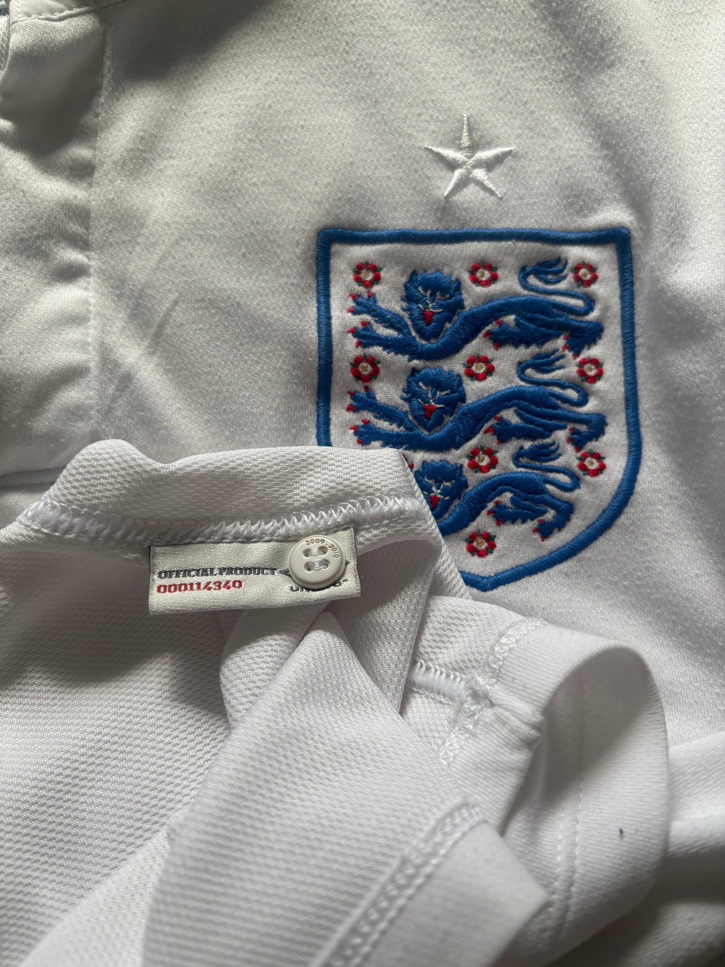 England Home Shirt 2010 Rooney (M)