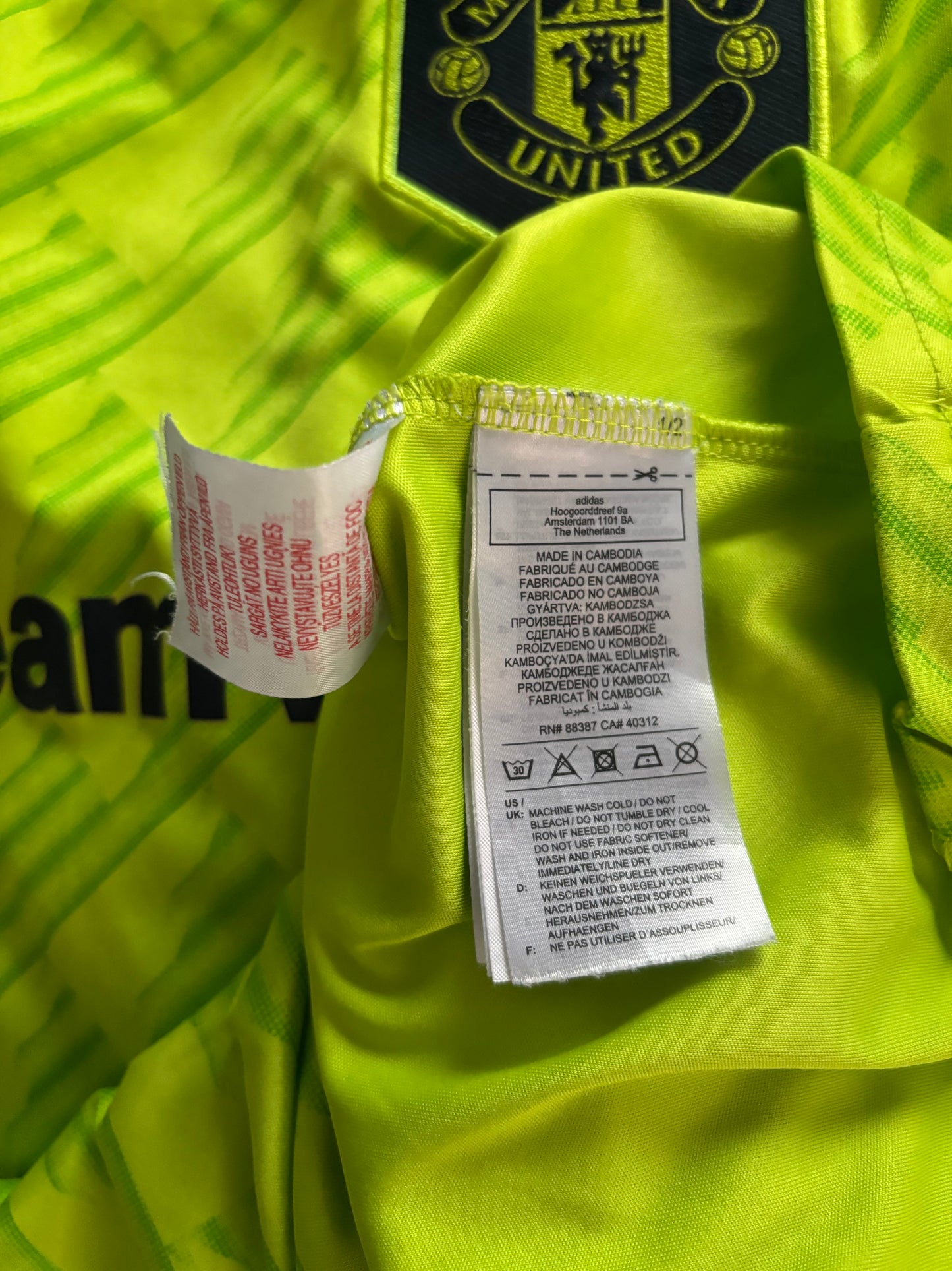 Manchester United Third Shirt 2022/23 Malacia (XLB)