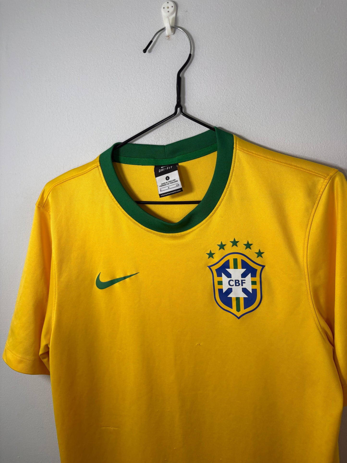 Brazil Home Shirt 2014/15 Player Issue (S)