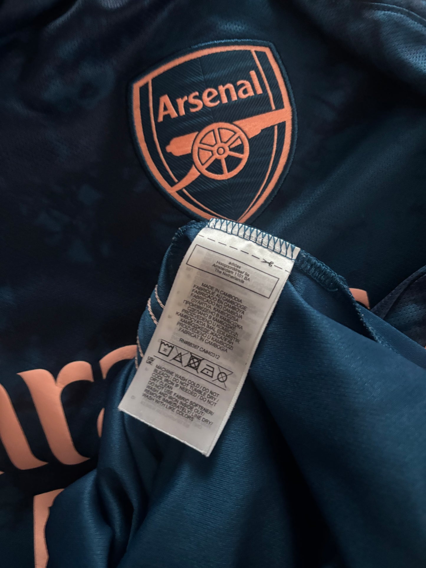 Arsenal Third Shirt 2020/21 Aubameyang (S)