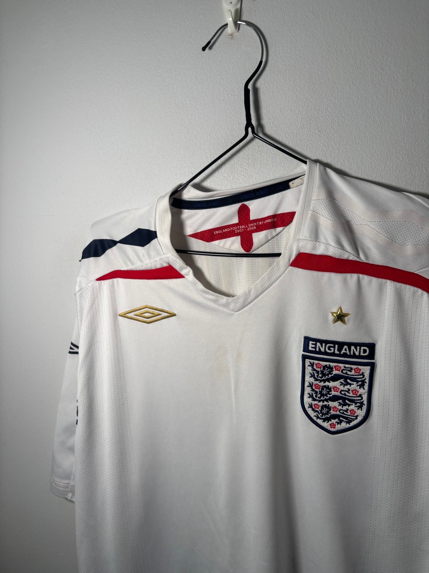 England Home Shirt 2008 (XL)