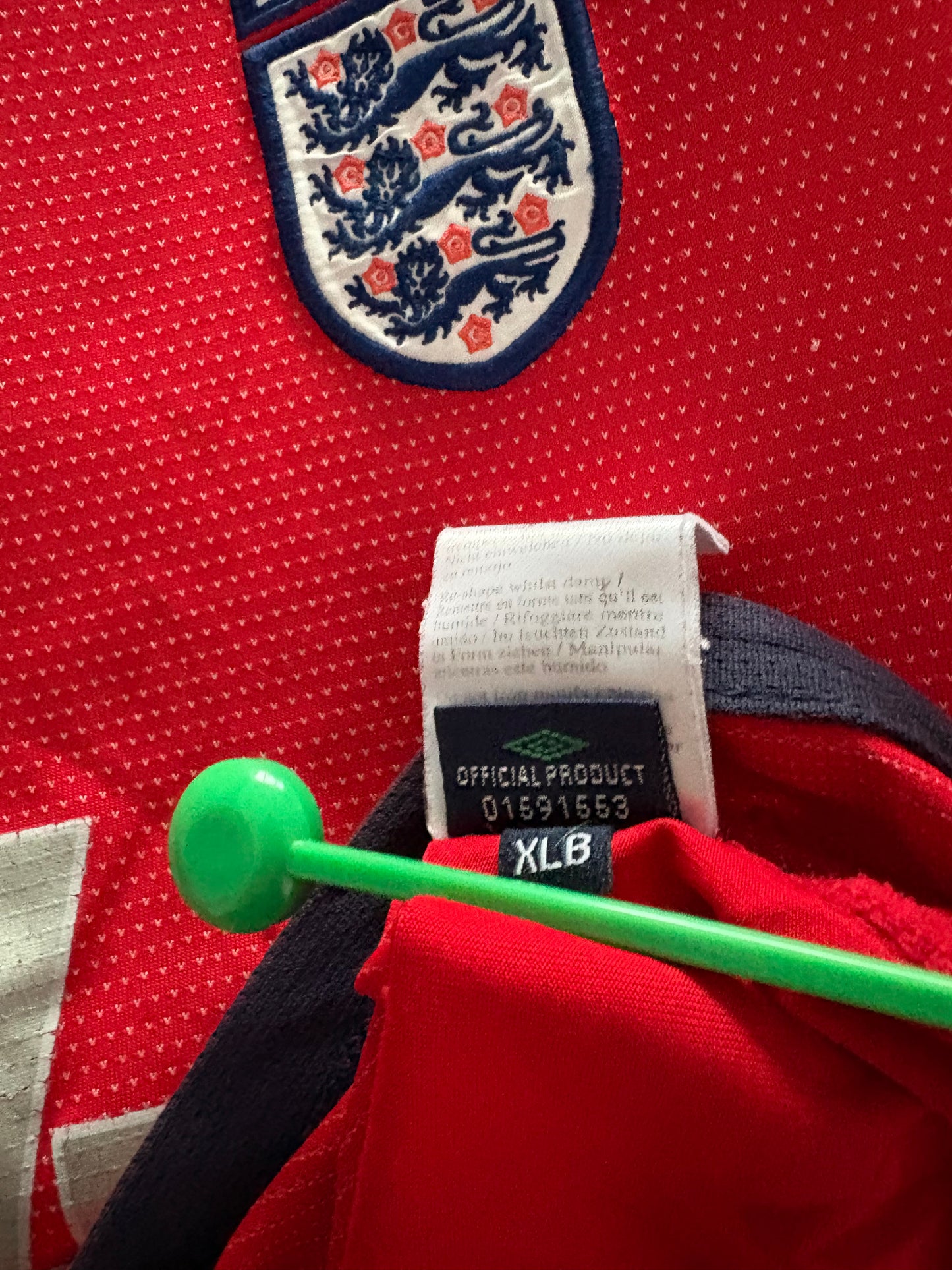 England Away Shirt 2004 Gerrard (XLK)