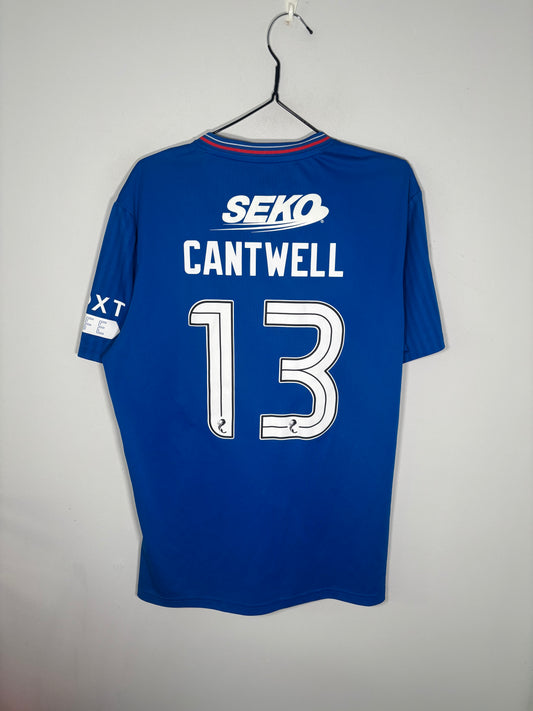 Rangers Home Shirt 2023/24 Cantwell (L)