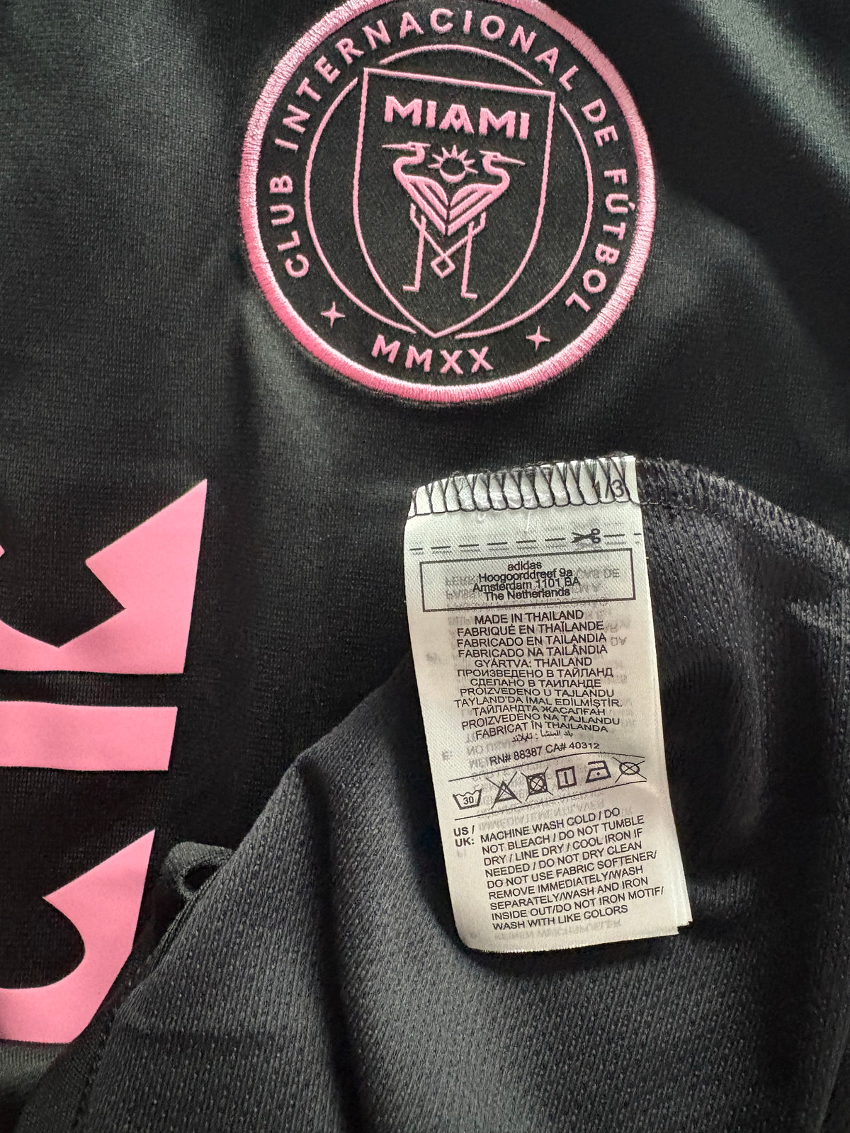 Inter Miami Authentic Away Shirt 2025 Messi (L)