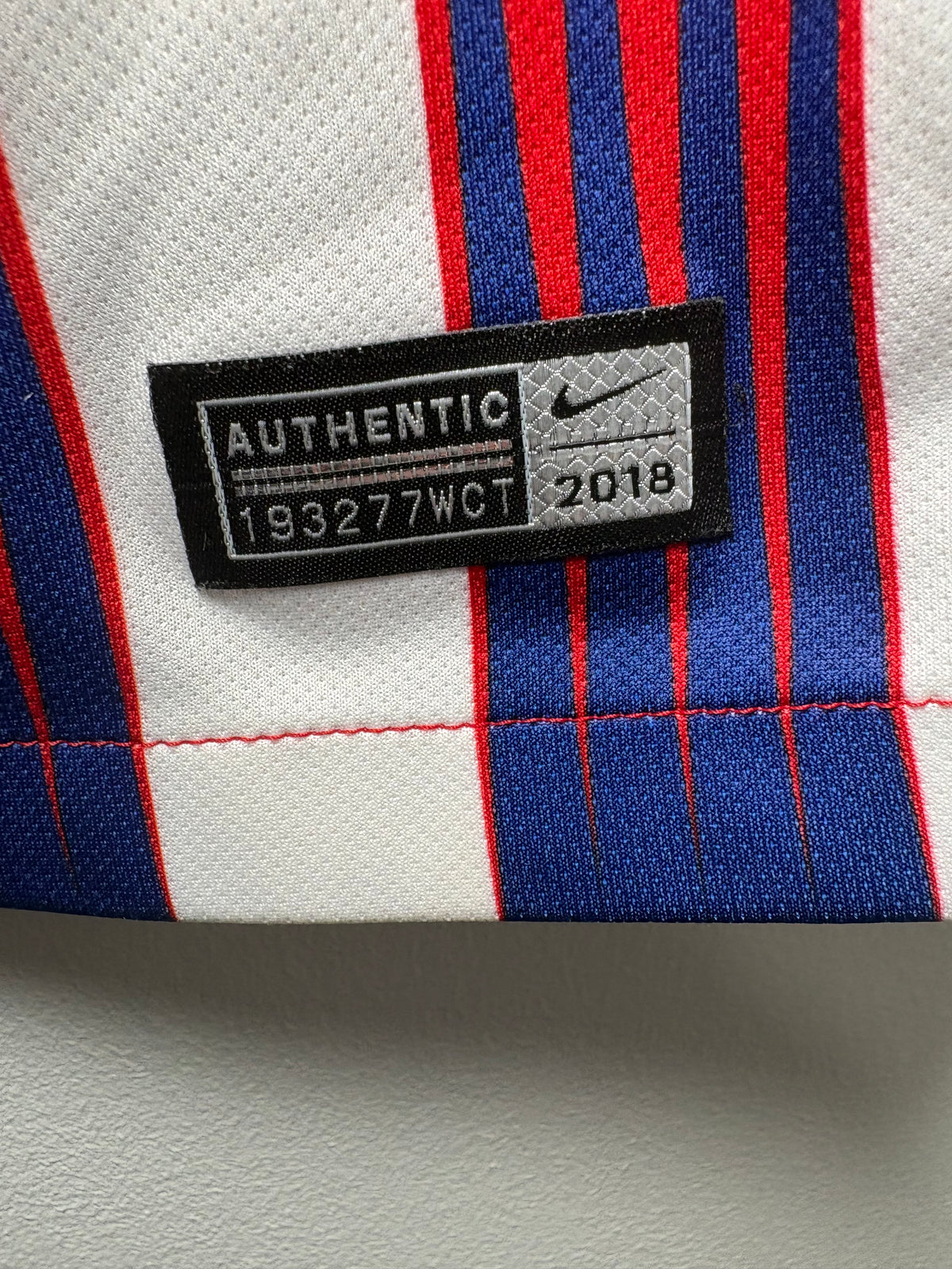 Atletico Madrid Authentic Home Shirt 2018/19 (LK)