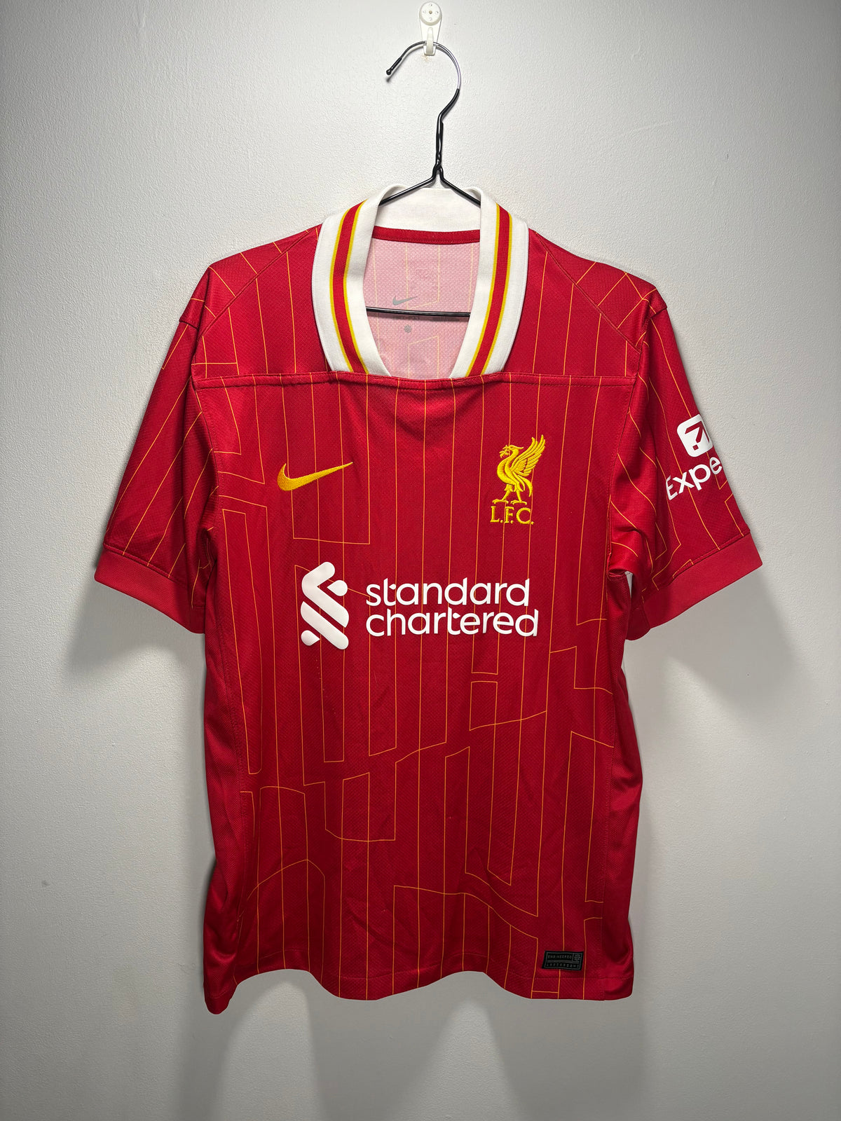 Liverpool Authentic Home Shirt 2024/25 Luis Diaz (M)
