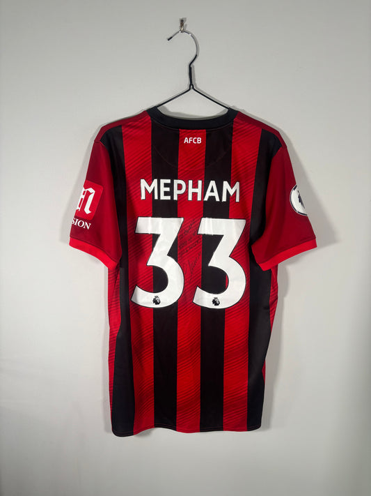 Bournemouth Signed Home Shirt 2019/20 Chris Mepham (L)