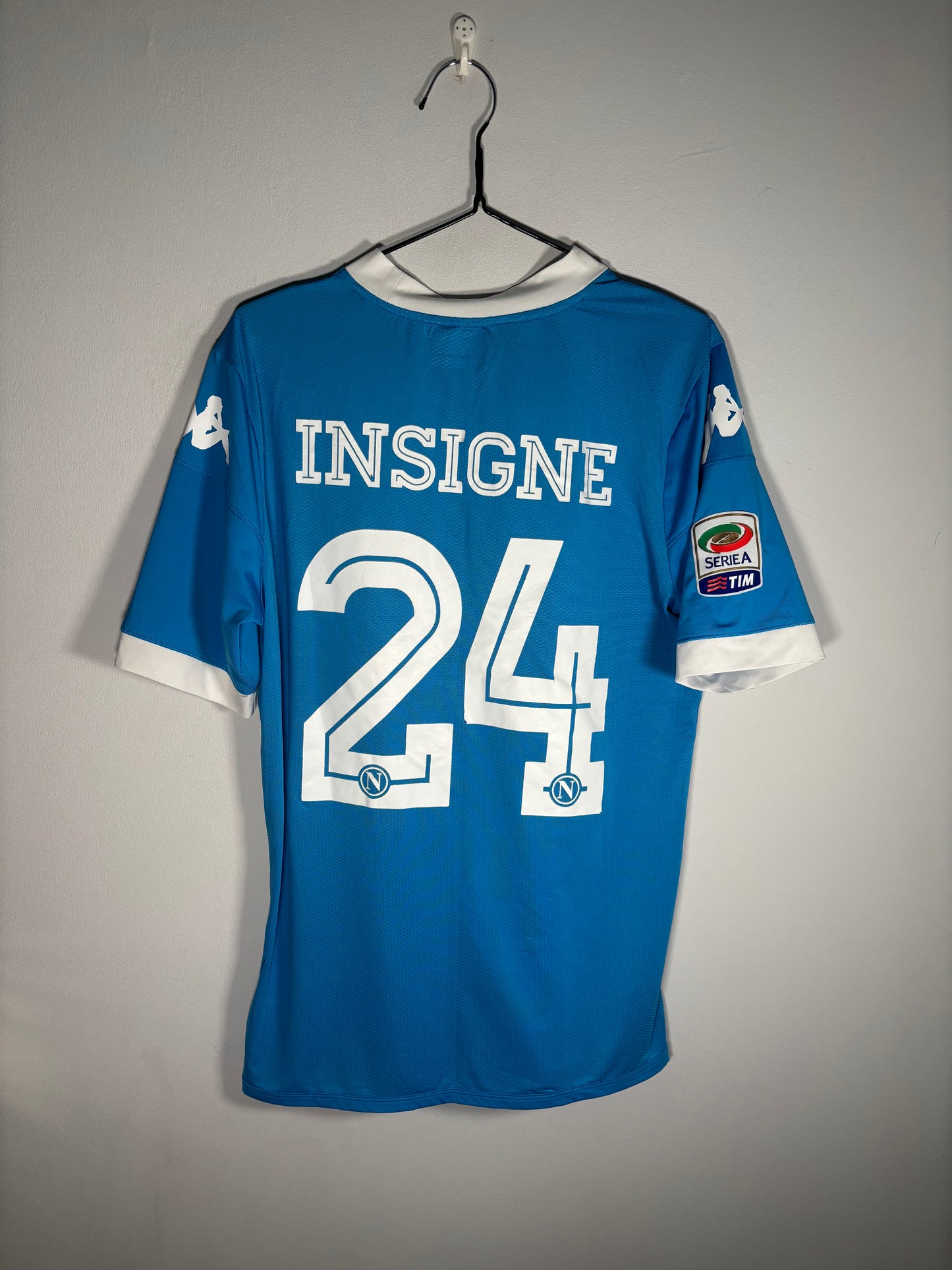 Napoli Home Shirt 2015/16 Player Issue Insigne (L)