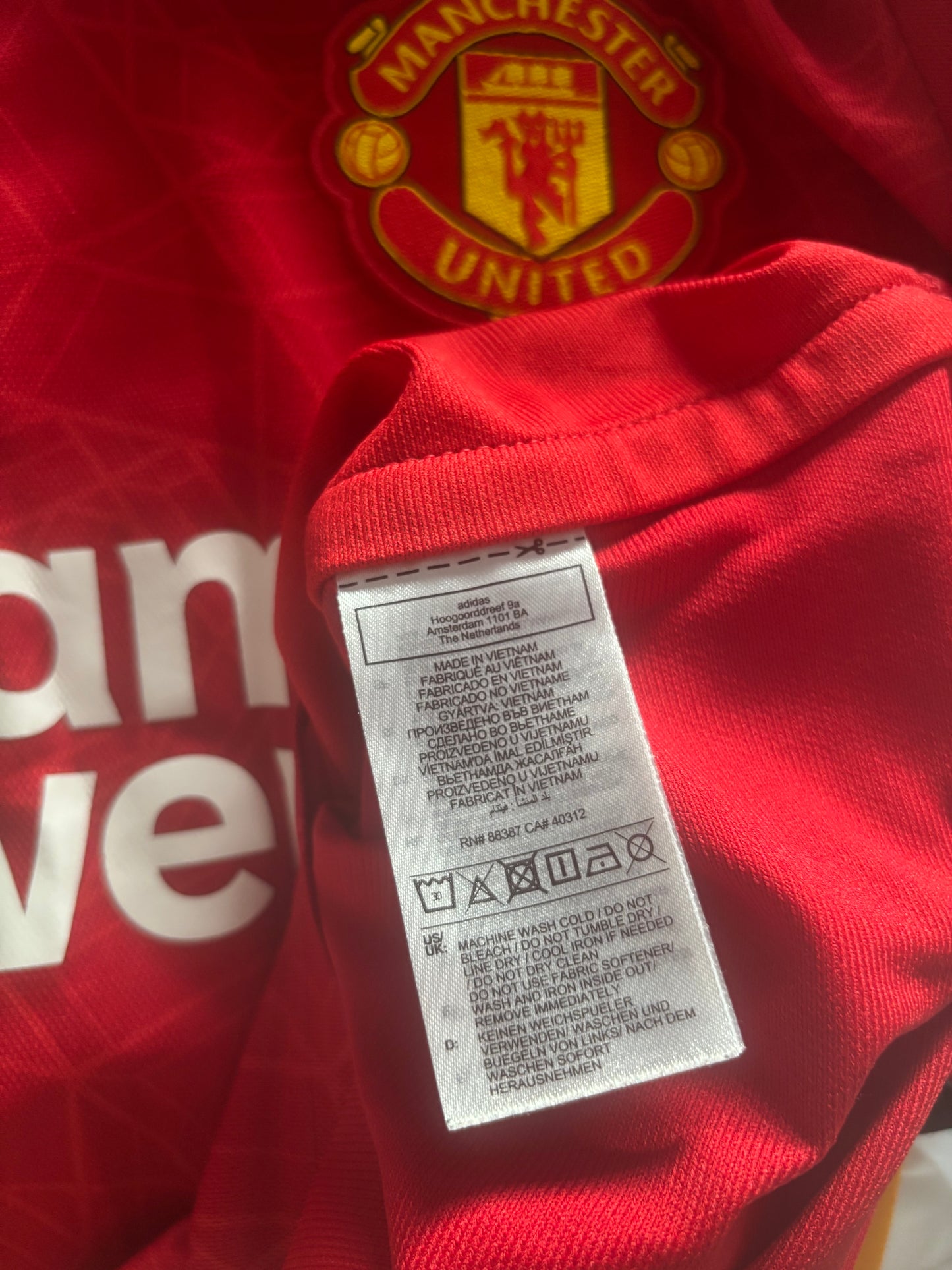Manchester United Home Shirt 2023/24 Garnacho (S)