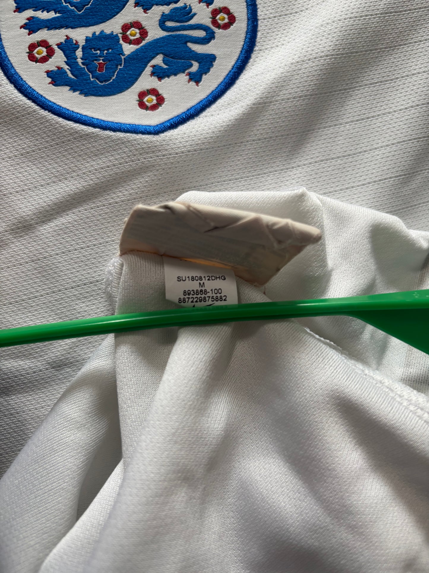 England Home Shirt 2018 World Cup (M)