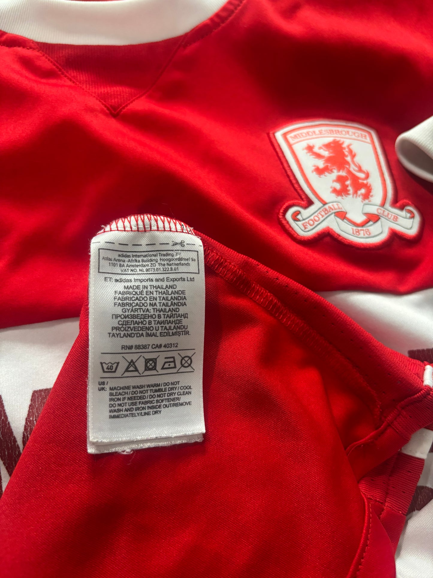 Middlesbrough Home Shirt 2017/18 (S)