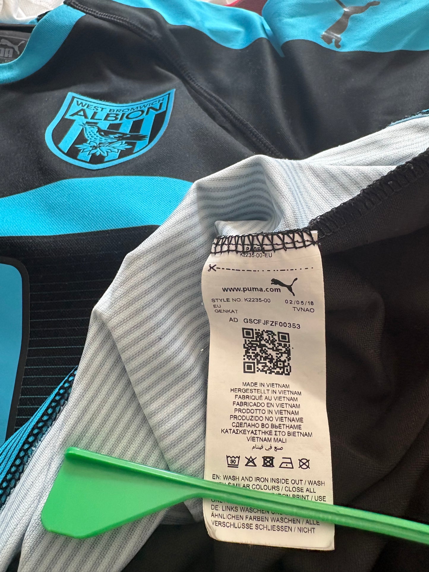 West Bromwich Albion Away Shirt 2018/19 (L)