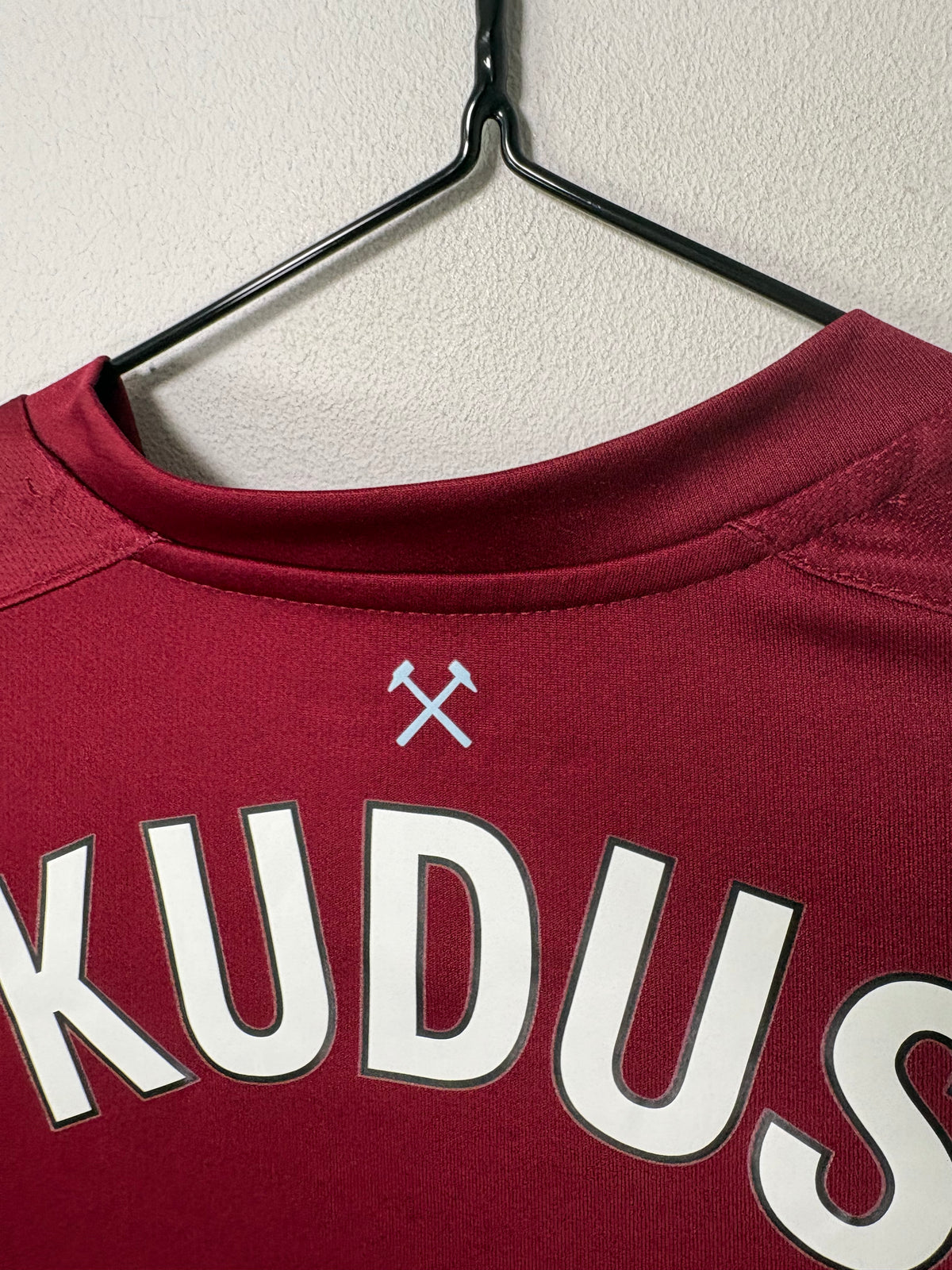 West Ham United Authentic Home Shirt 2023/24 Kudus (XLK)