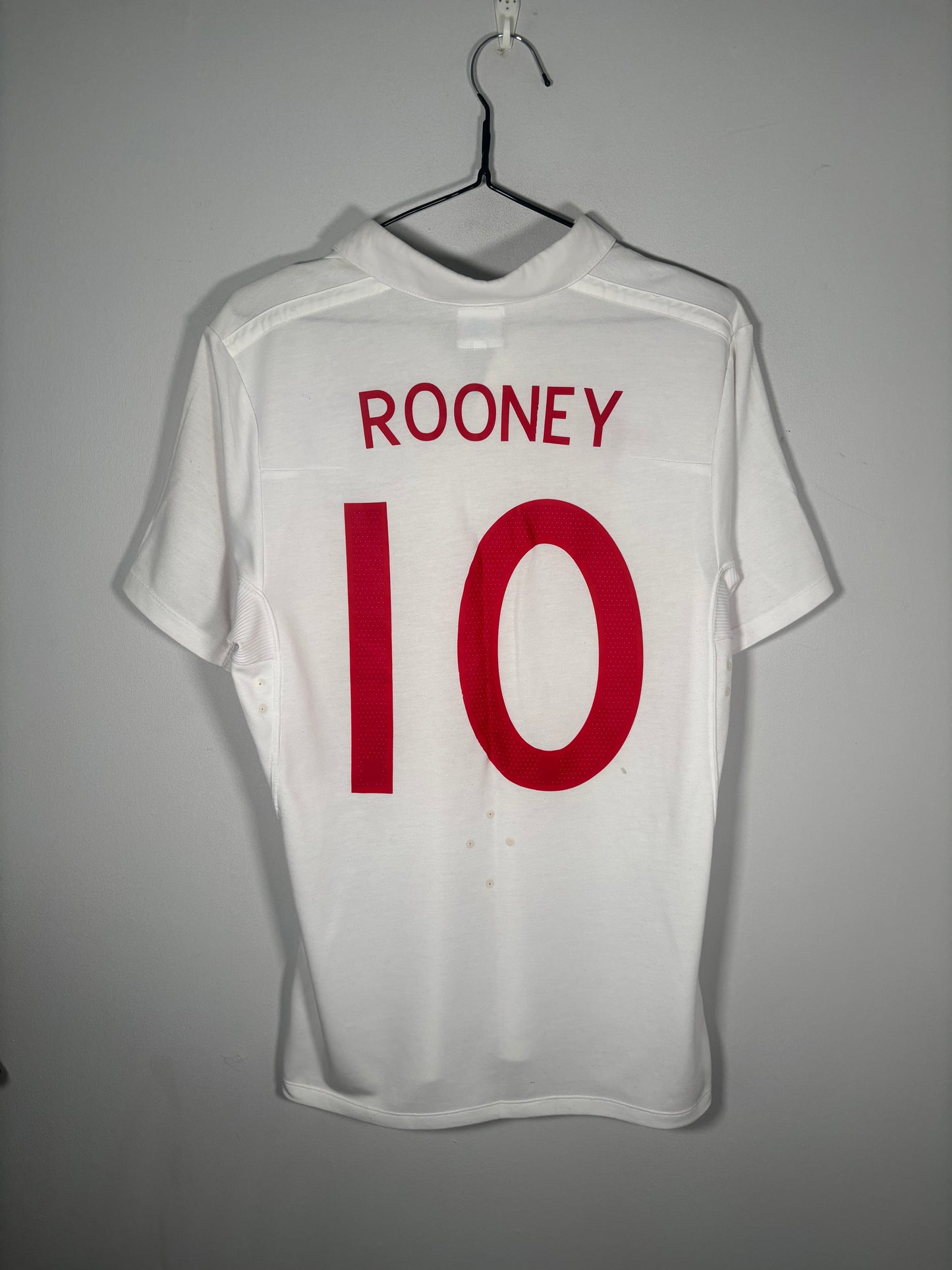England Home Shirt 2010 Rooney (M)