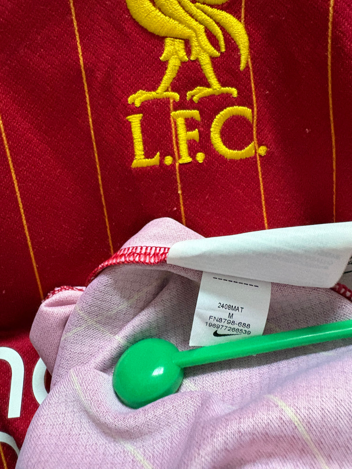 Liverpool Authentic Home Shirt 2024/25 Luis Diaz (M)