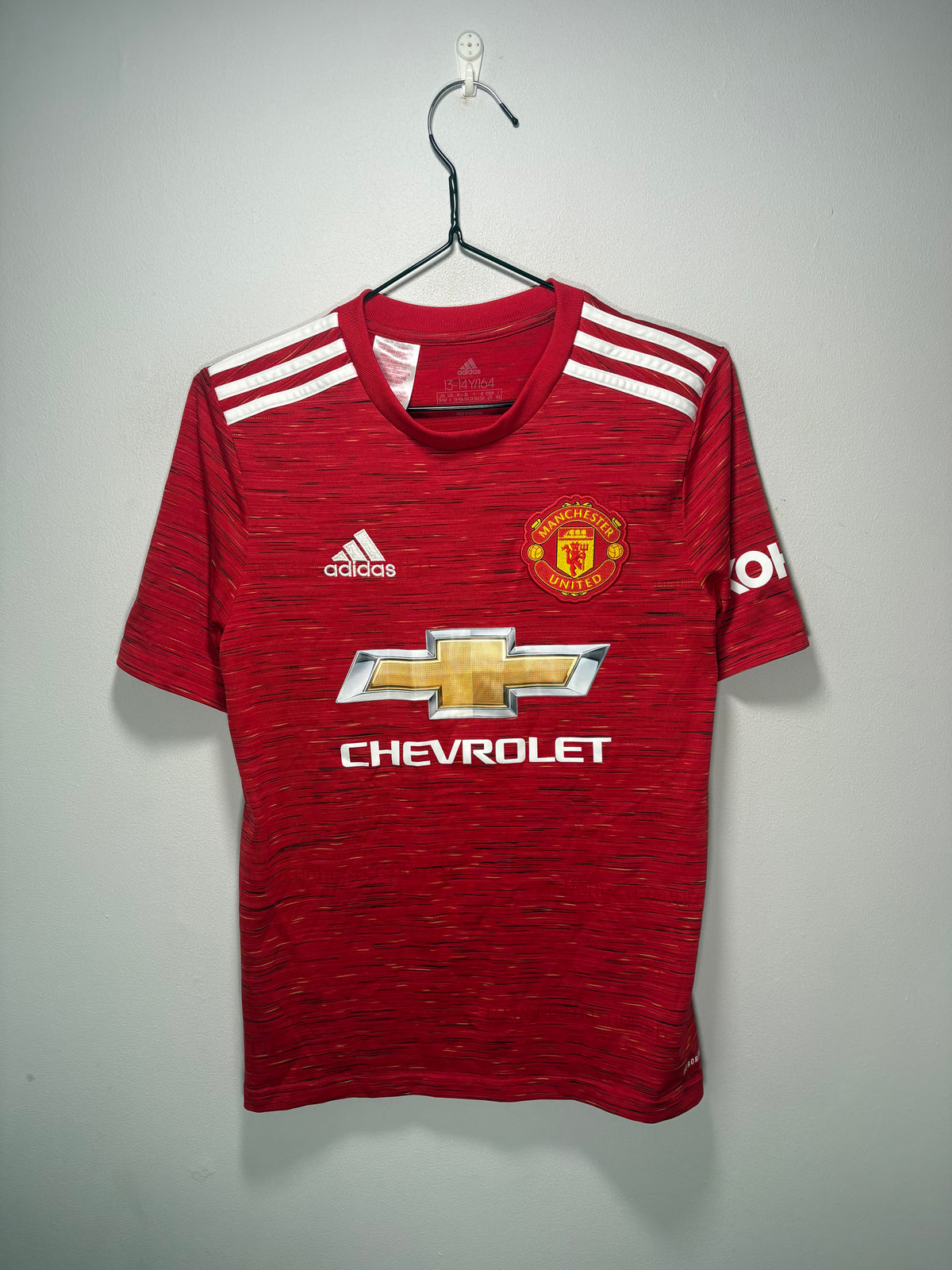 Manchester United Authentic Home Shirt 2020/21 Bruno Fernandes (LK)