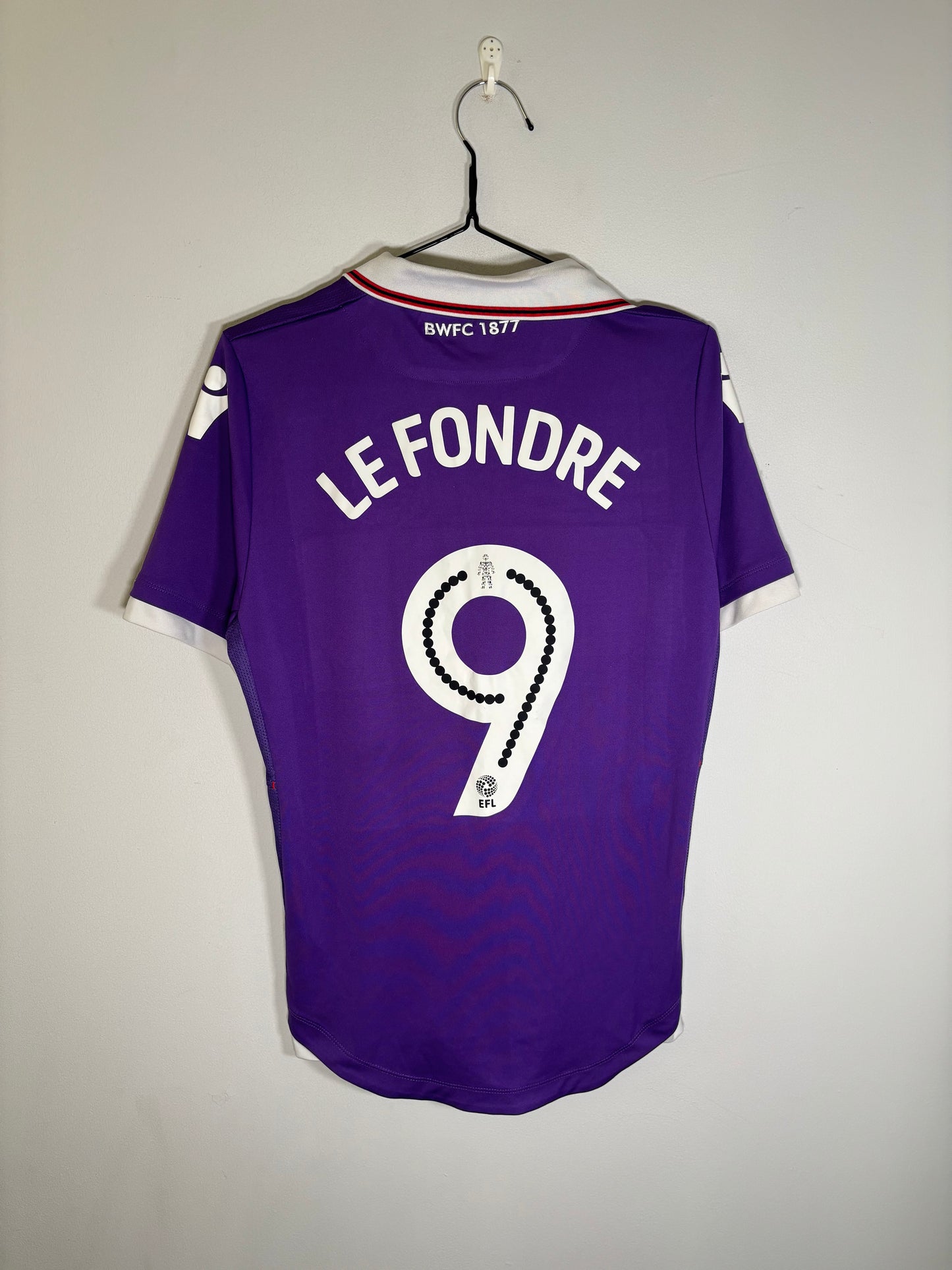 Bolton Wanderers Away Shirt 2017/18 Le Fondre (S)