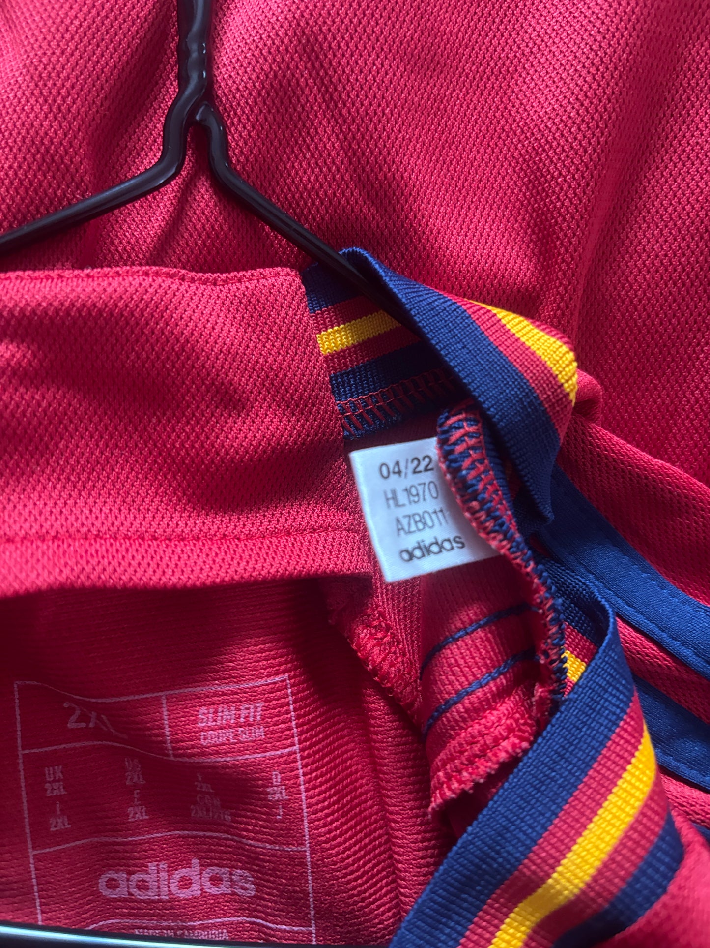 Spain Home Shirt 2022 (XXL)