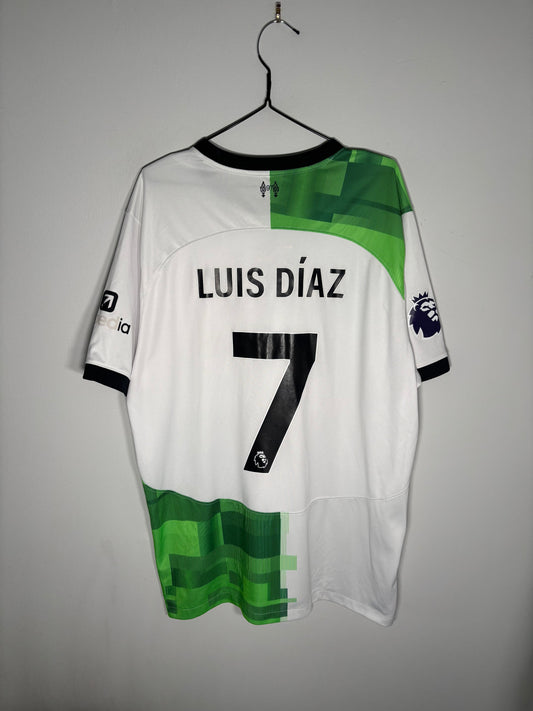 Liverpool Away Shirt 2023/24 Luiz Diaz (XXL)
