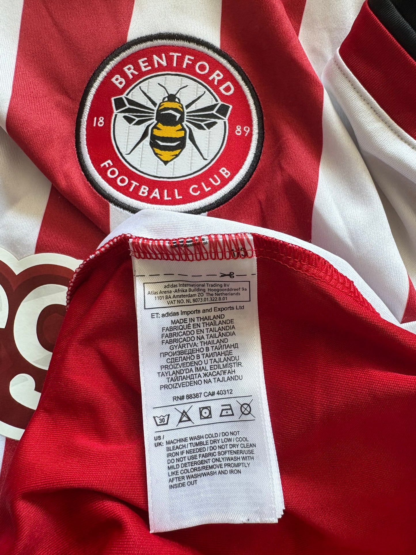 Brentford Home Shirt 2017/18 (M)