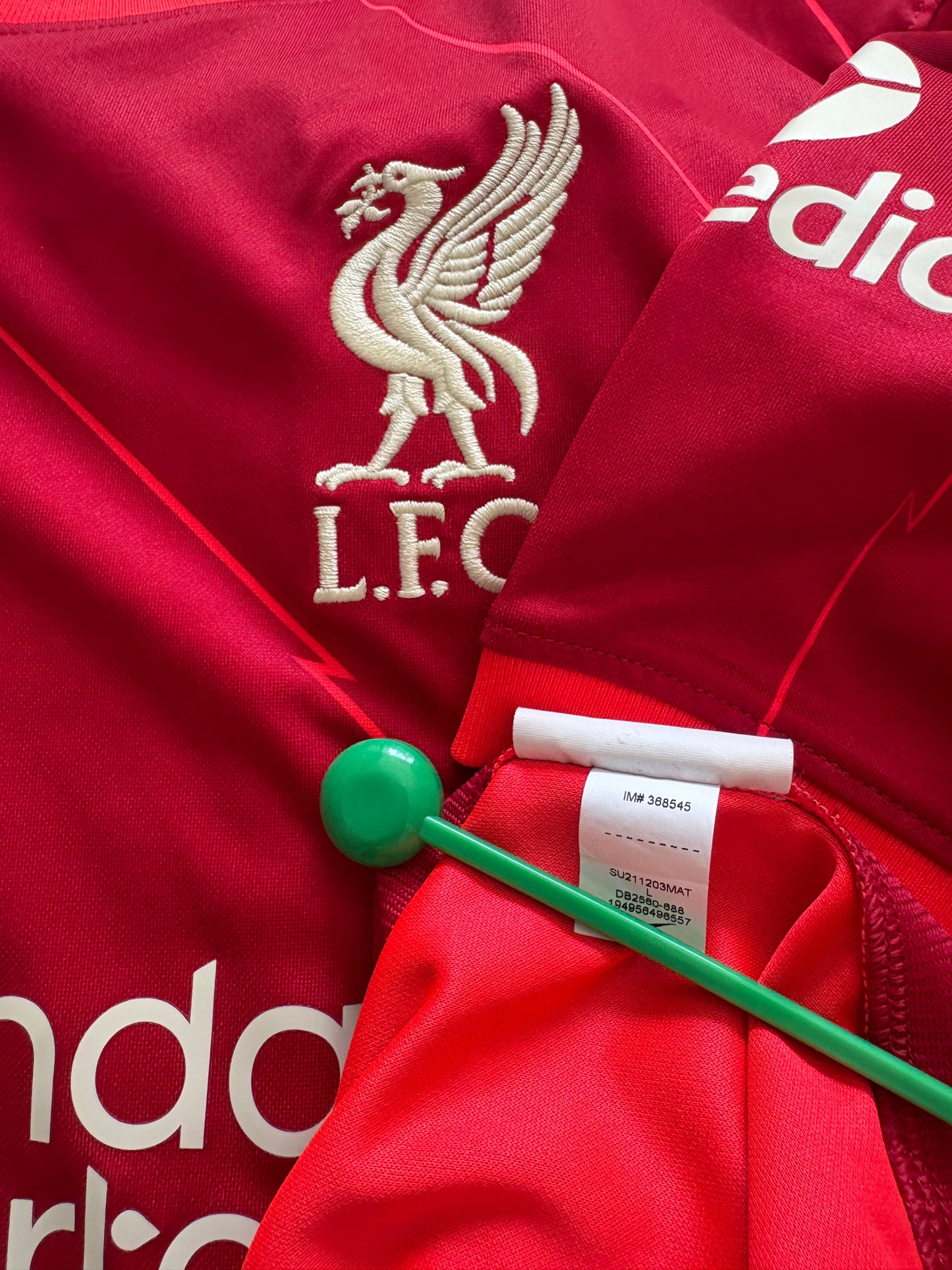 Liverpool Home Shirt 2021/22 Virgil Van Dijk (L)