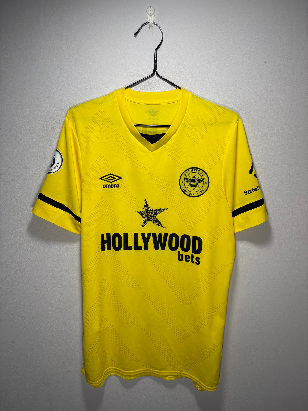Brentford Authentic Away Shirt 2021/22 Canos (M)