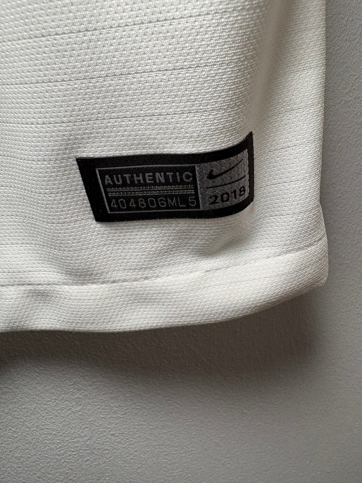 England Authentic Home Shirt 2018 (XL)