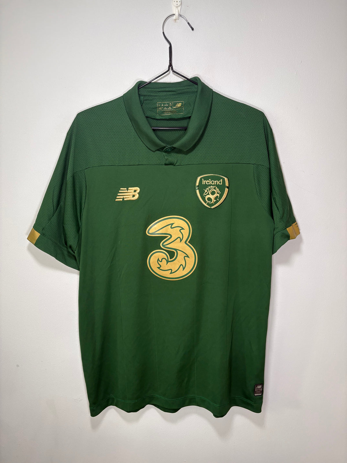 Camiseta auténtica de local de Irlanda 2020 (L)