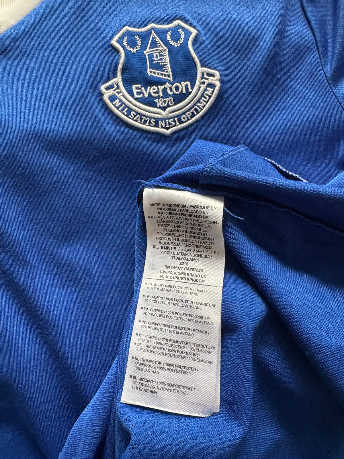 Everton Home Shirt 2015/16 Coleman (XLK)